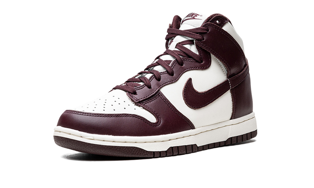 NIKE DUNK HIGH BURGUNDY CRUSH WOMENS