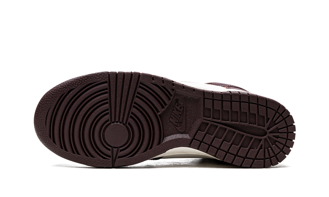 NIKE DUNK HIGH BURGUNDY CRUSH WOMENS