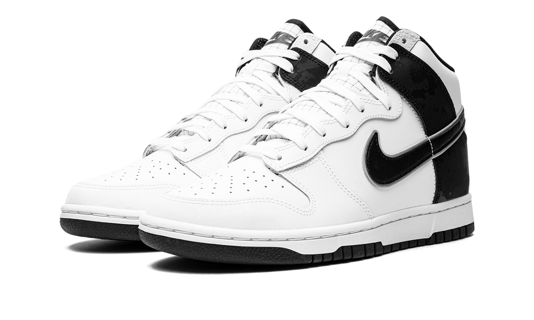 NIKE DUNK HIGH GRID WHITE BLACK