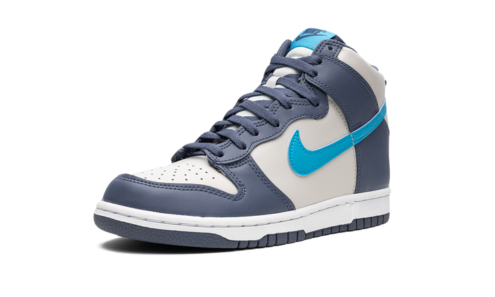 NIKE DUNK HIGH LIGHT BONE DIFFUSED BLUE GS