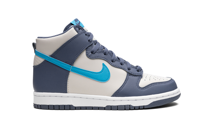 NIKE DUNK HIGH LIGHT BONE DIFFUSED BLUE GS