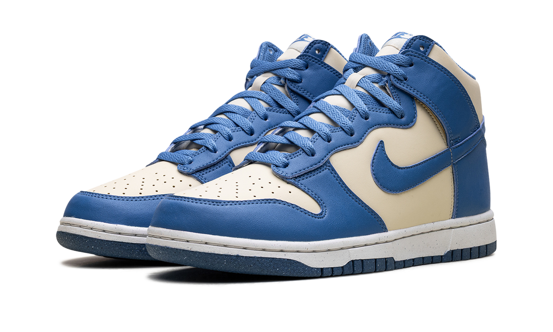 NIKE DUNK HIGH NEXT NATURE LIGHT KHAKI STAR BLUE (WOMEN&