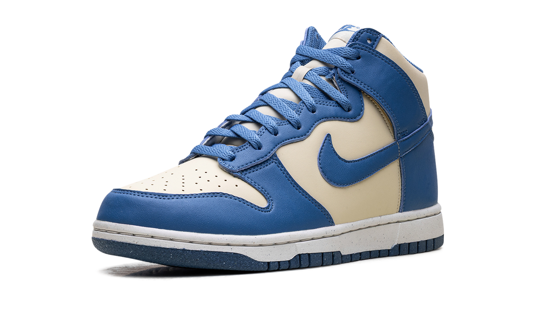 NIKE DUNK HIGH NEXT NATURE LIGHT KHAKI STAR BLUE (WOMEN&