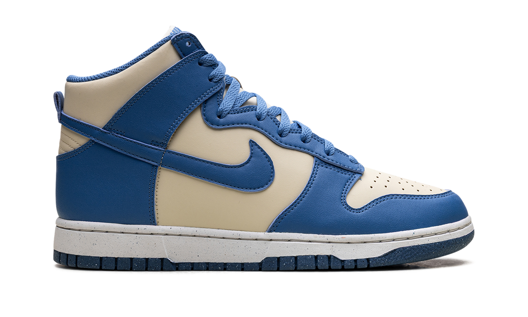 NIKE DUNK HIGH NEXT NATURE LIGHT KHAKI STAR BLUE (WOMEN&