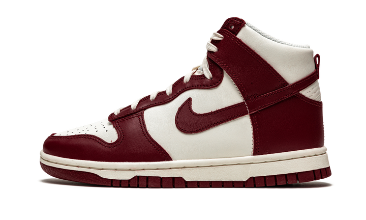 NIKE DUNK HIGH SAIL TEAM RED WOMENS
