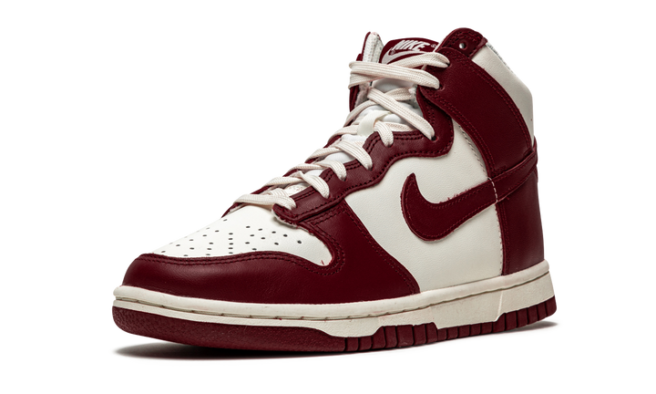 NIKE DUNK HIGH SAIL TEAM RED WOMENS