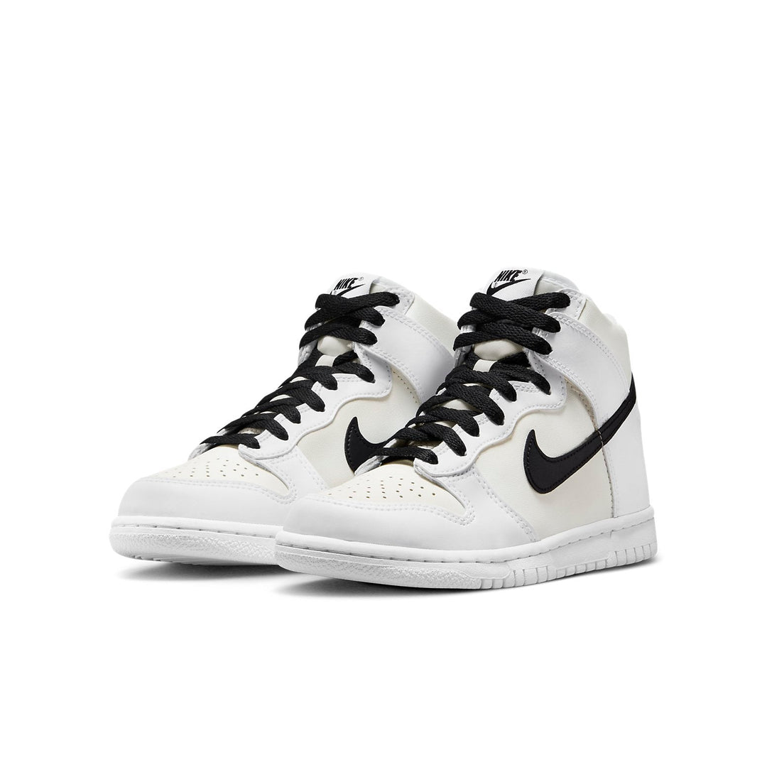 NIKE DUNK HIGH SAIL WHITE BLACK GS