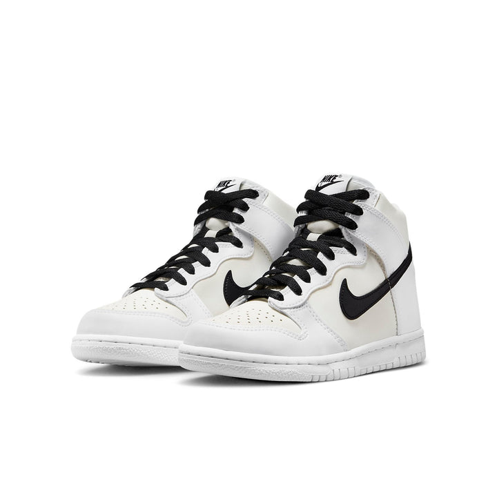 NIKE DUNK HIGH SAIL WHITE BLACK GS