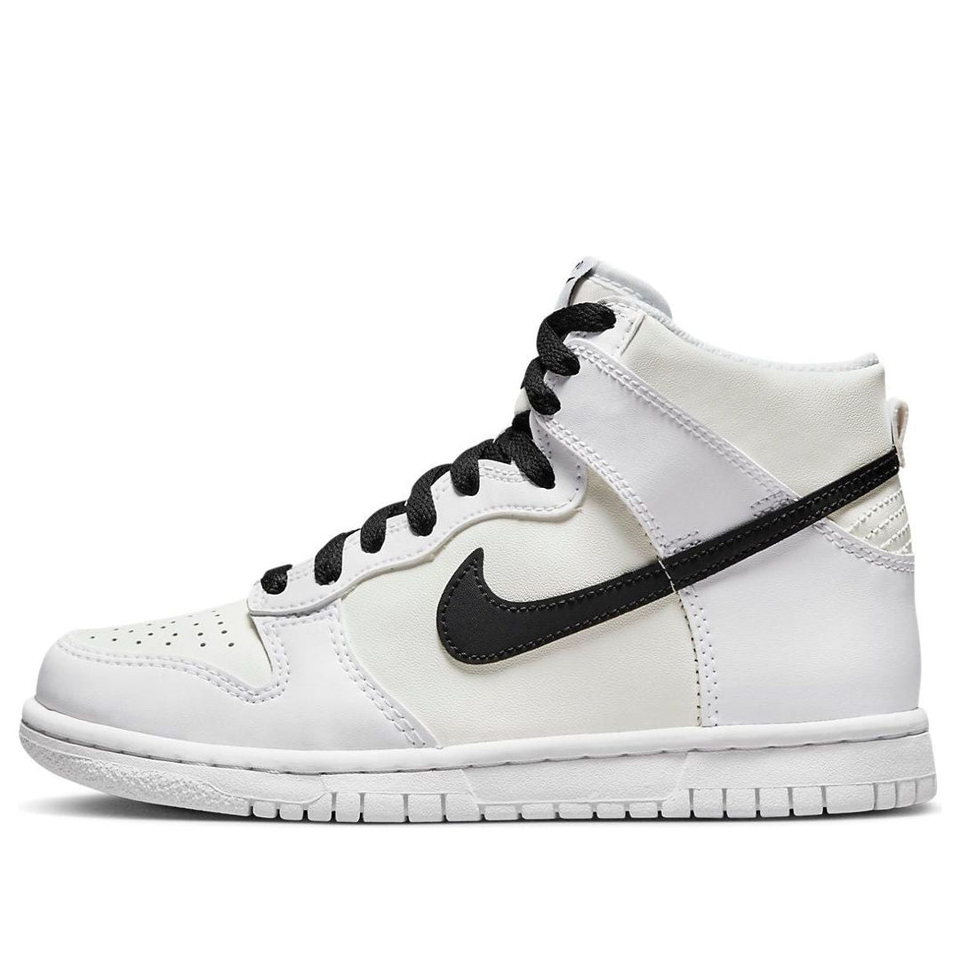 NIKE DUNK HIGH SAIL WHITE BLACK GS