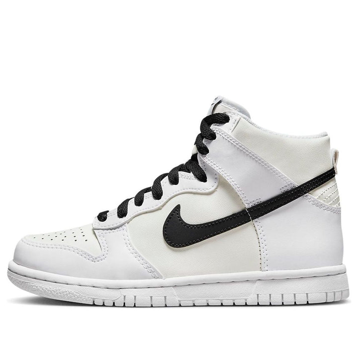 NIKE DUNK HIGH SAIL WHITE BLACK GS