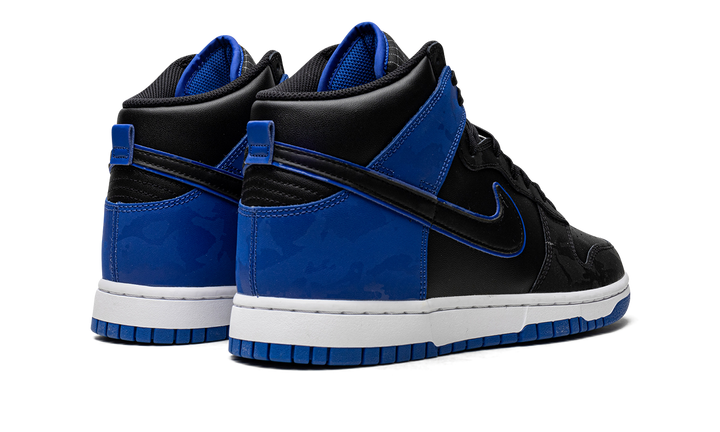 NIKE DUNK HIGH SE CAMO BLACK ROYAL