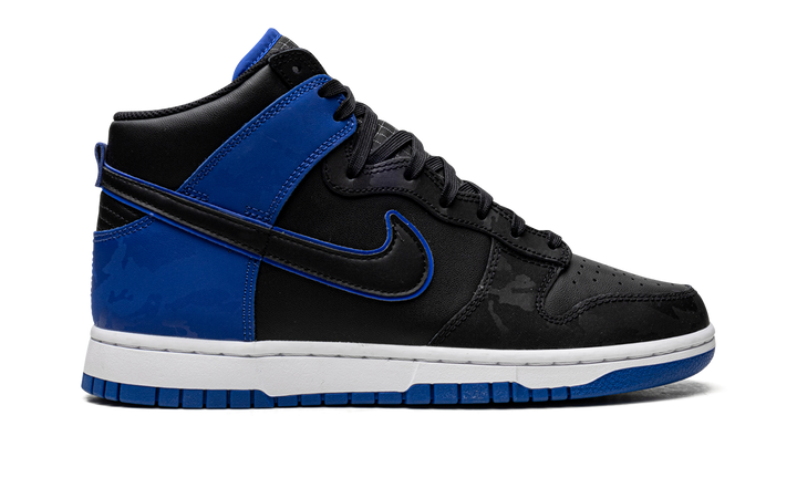 NIKE DUNK HIGH SE CAMO BLACK ROYAL