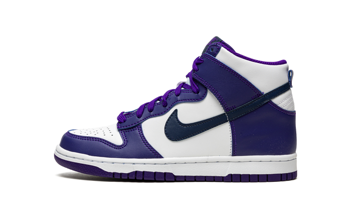 NIKE DUNK HIGH WHITE PURPLE GS