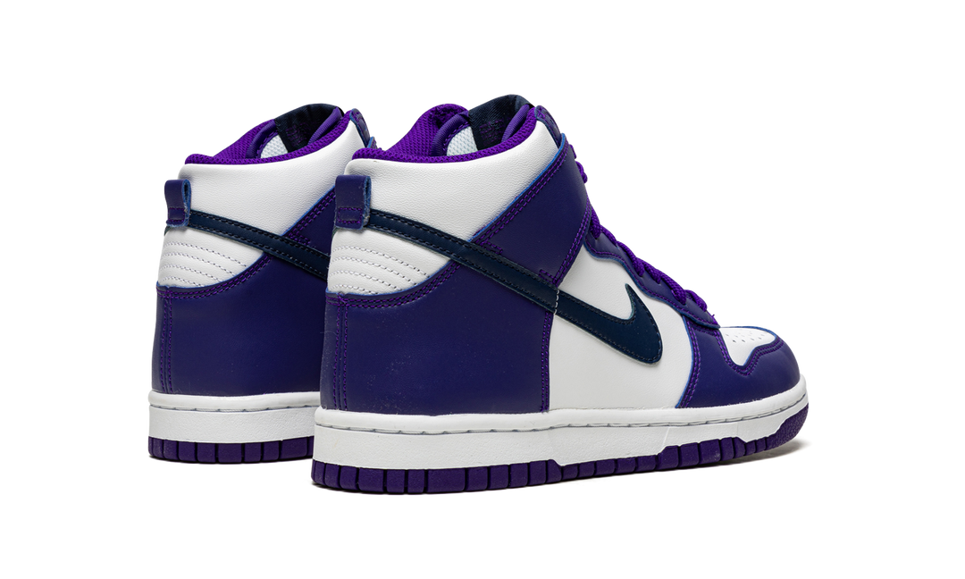 NIKE DUNK HIGH WHITE PURPLE GS