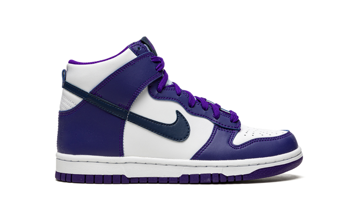 NIKE DUNK HIGH WHITE PURPLE GS