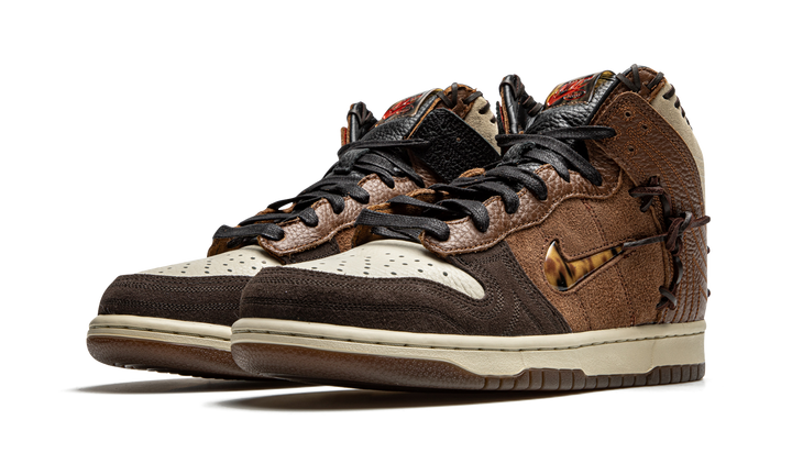 NIKE DUNK HIGH X BODEGA LEGEND FAUNA BROWN