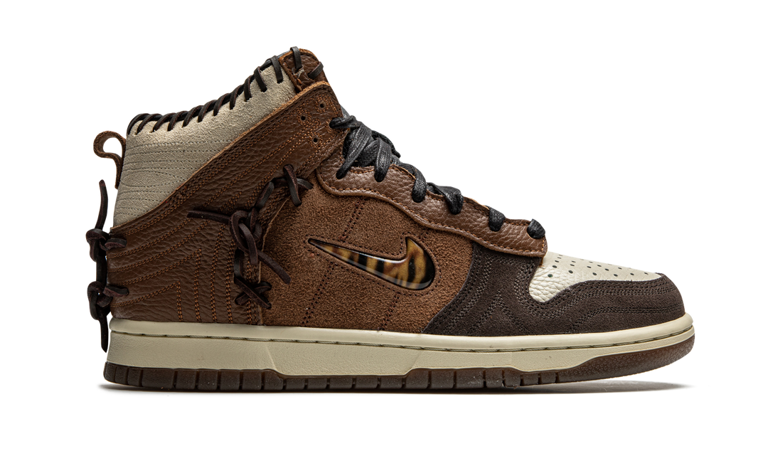 NIKE DUNK HIGH X BODEGA LEGEND FAUNA BROWN