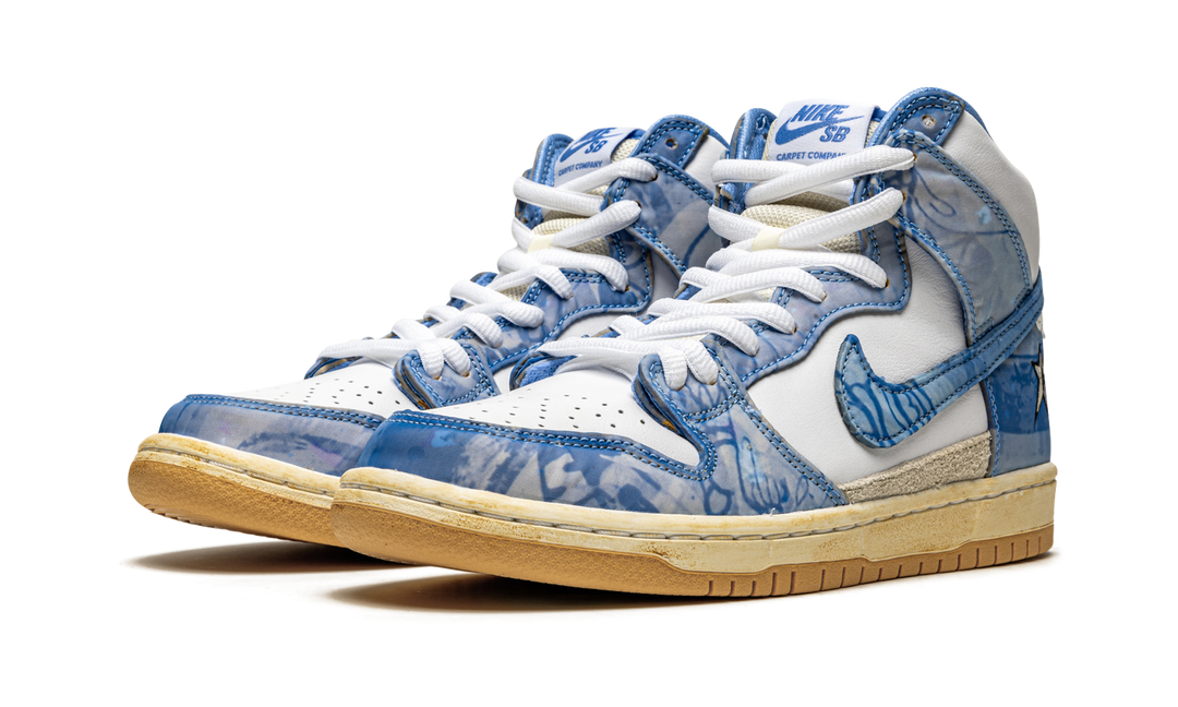 NIKE DUNK HIGH X CARPET COMPANY WHITE ROYAL PULSE