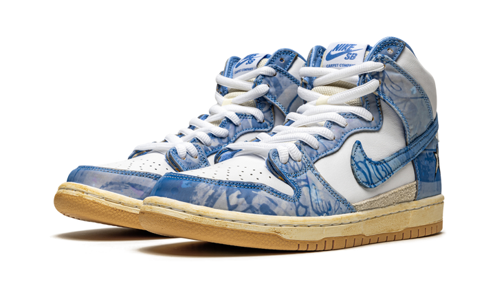 NIKE DUNK HIGH X CARPET COMPANY WHITE ROYAL PULSE
