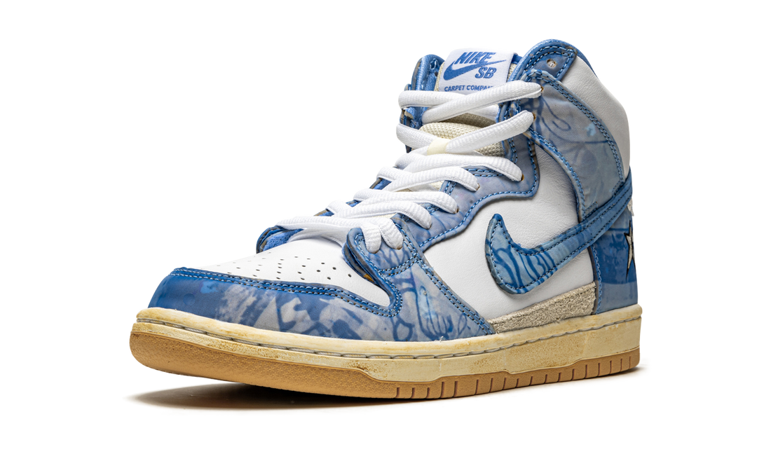 NIKE DUNK HIGH X CARPET COMPANY WHITE ROYAL PULSE