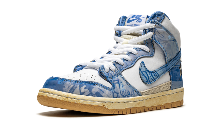 NIKE DUNK HIGH X CARPET COMPANY WHITE ROYAL PULSE