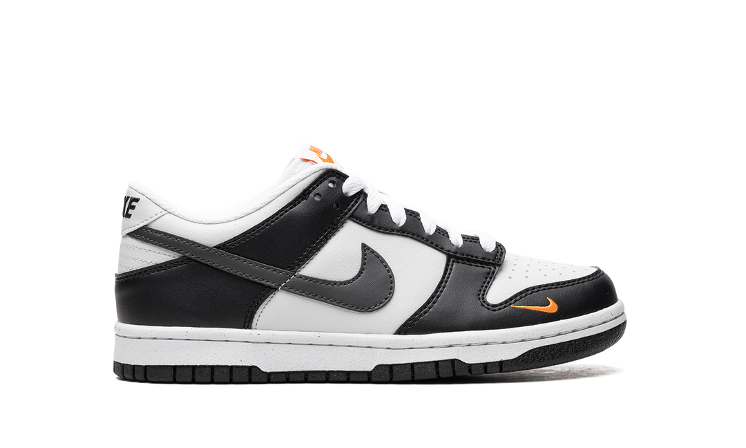 NIKE DUNK LOW BLACK GREY ORANGE GS