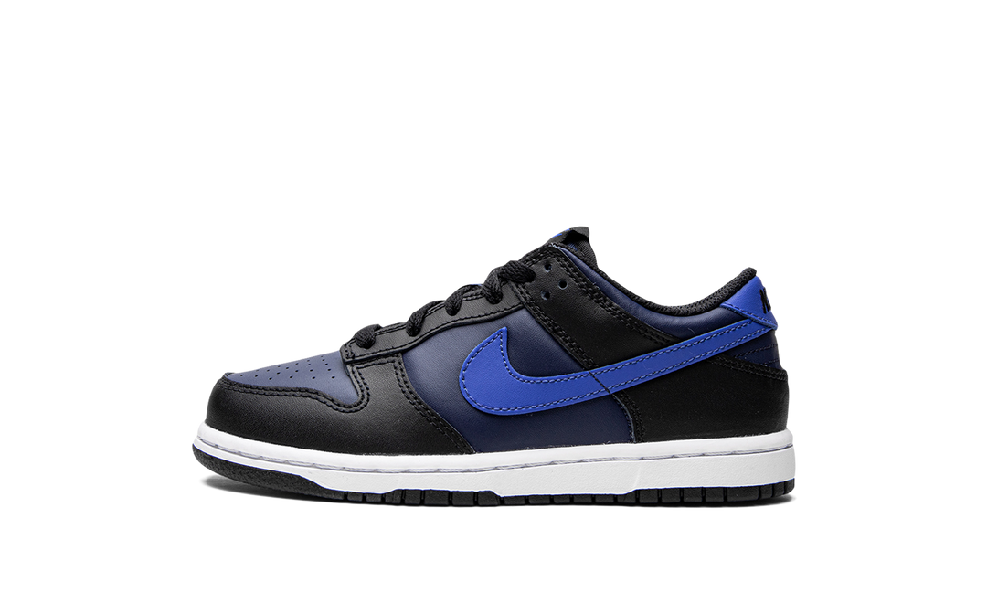 NIKE DUNK LOW BLACK MIDNIGHT NAVY PS
