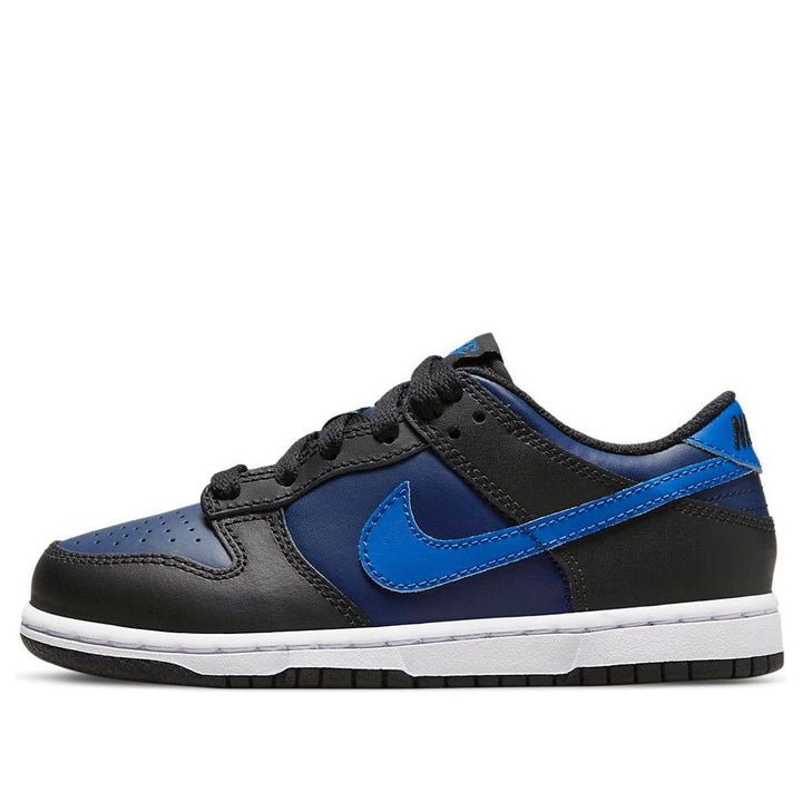 NIKE DUNK LOW BLACK MIDNIGHT NAVY PS