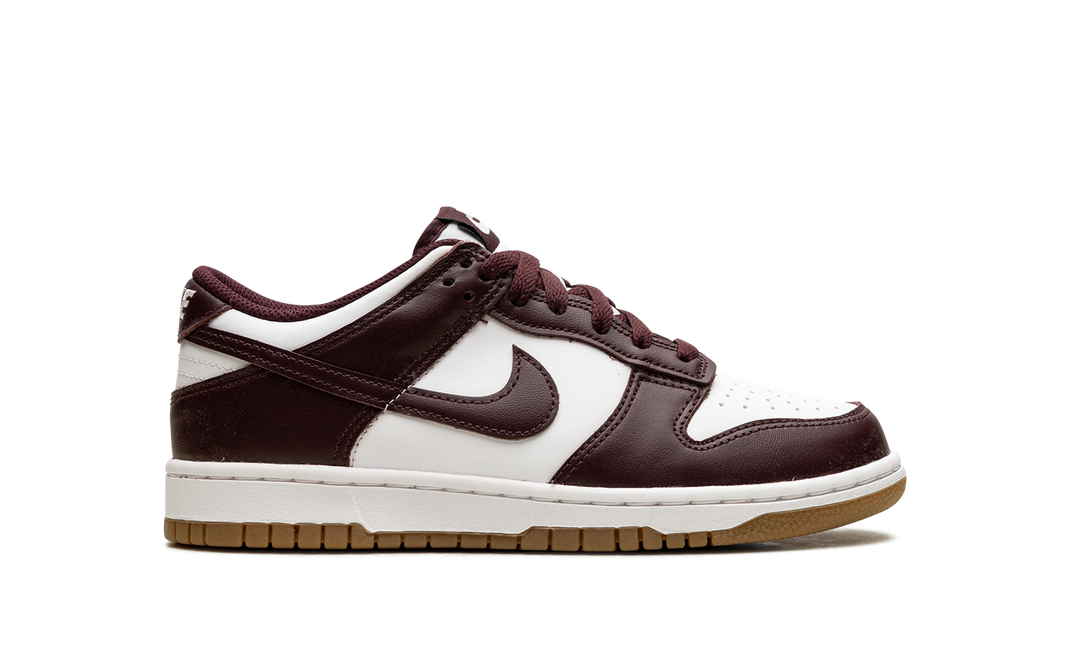 NIKE DUNK LOW BURGUNDY CRUSH GUM GS