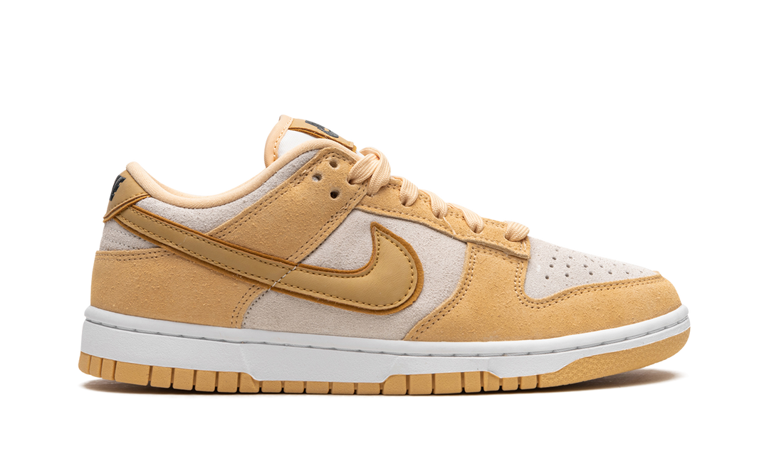 NIKE DUNK LOW CELESTIAL GOLD SUEDE WOMENS