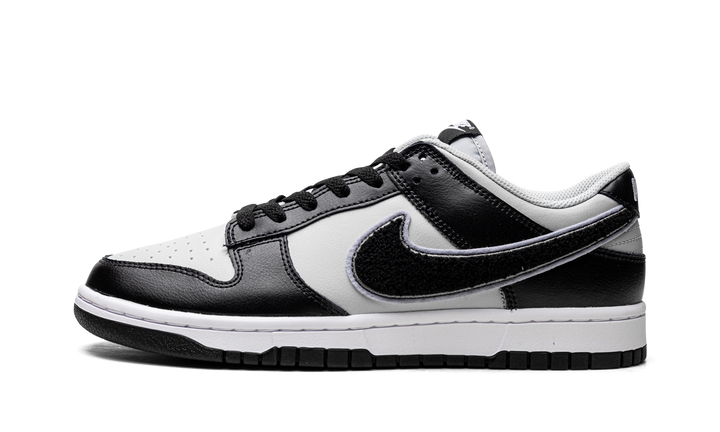 NIKE DUNK LOW CHENILLE SWOOSH BLACK GREY