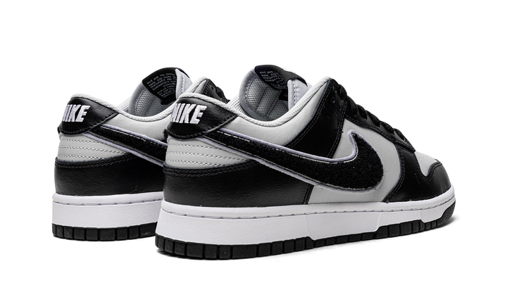 NIKE DUNK LOW CHENILLE SWOOSH BLACK GREY
