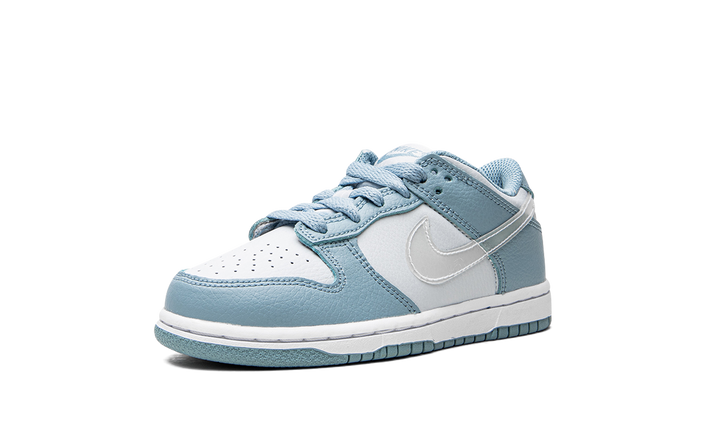 NIKE DUNK LOW CLEAR SWOOSH BLUE PS