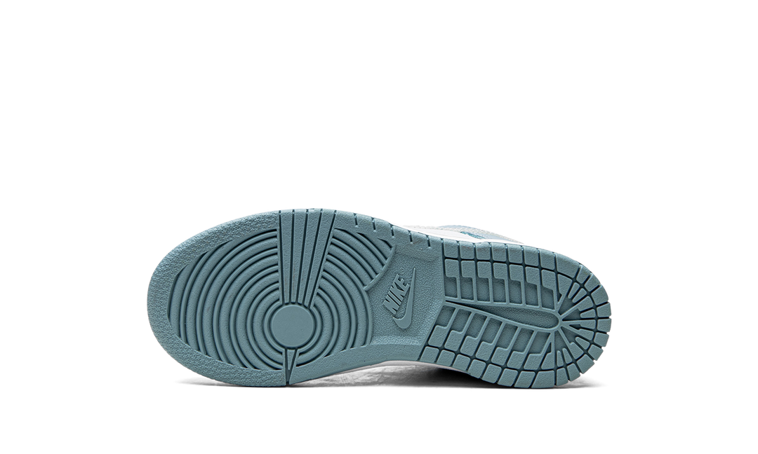 NIKE DUNK LOW CLEAR SWOOSH BLUE PS