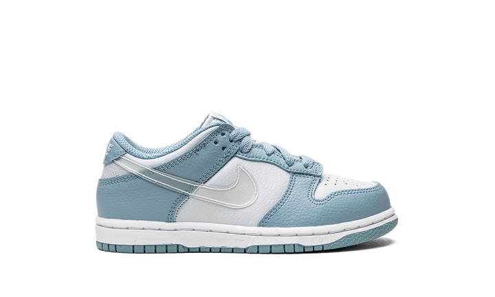 NIKE DUNK LOW CLEAR SWOOSH BLUE PS
