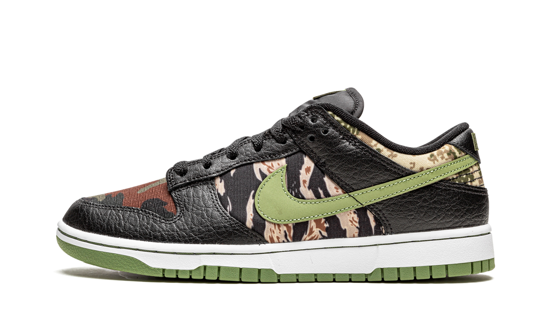 NIKE DUNK LOW CRAZY CAMO OIL GREEN