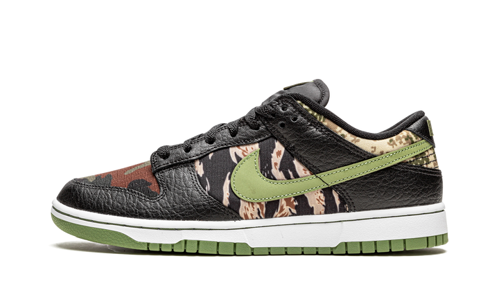 NIKE DUNK LOW CRAZY CAMO OIL GREEN