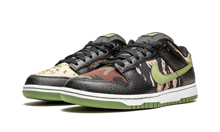 NIKE DUNK LOW CRAZY CAMO OIL GREEN