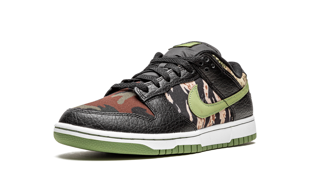 NIKE DUNK LOW CRAZY CAMO OIL GREEN