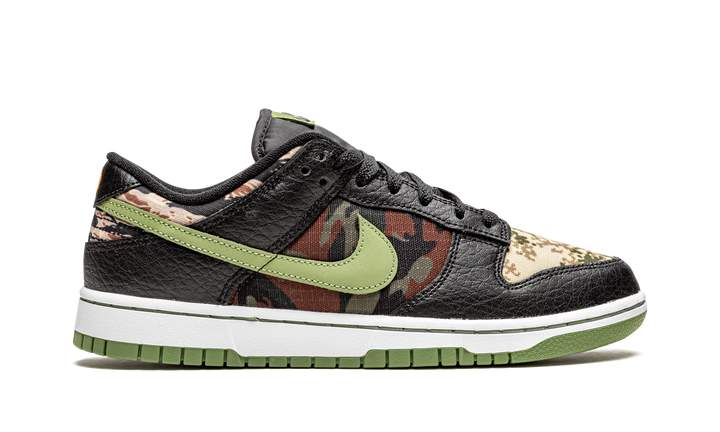 NIKE DUNK LOW CRAZY CAMO OIL GREEN