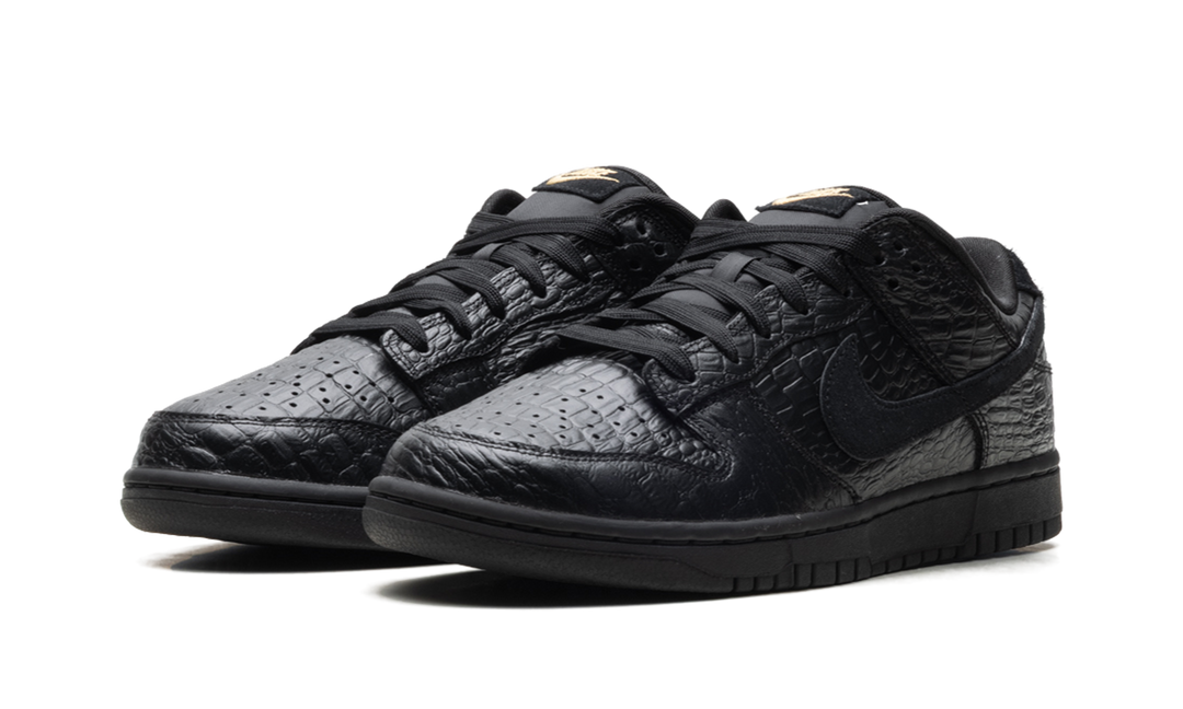 NIKE DUNK LOW CROCODILE BLACK (WOMEN&