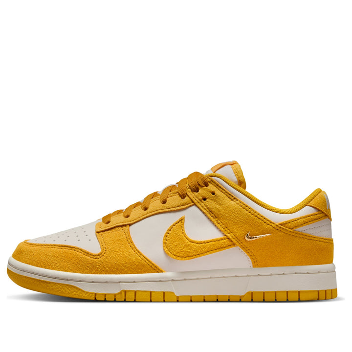 NIKE DUNK LOW DARK SULFUR GOLD MINI SWOOSH WOMENS