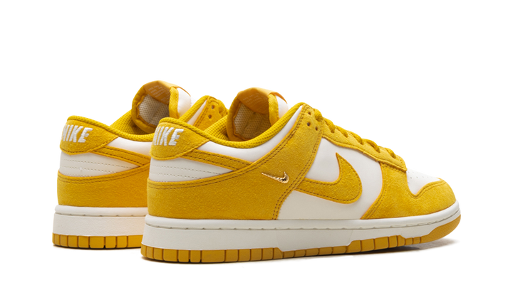 NIKE DUNK LOW DARK SULFUR GOLD MINI SWOOSH WOMENS