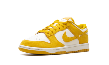 NIKE DUNK LOW DARK SULFUR GOLD MINI SWOOSH WOMENS — Stock