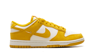 NIKE DUNK LOW DARK SULFUR GOLD MINI SWOOSH WOMENS — Stock