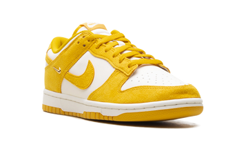 NIKE DUNK LOW DARK SULFUR GOLD MINI SWOOSH WOMENS — Stock