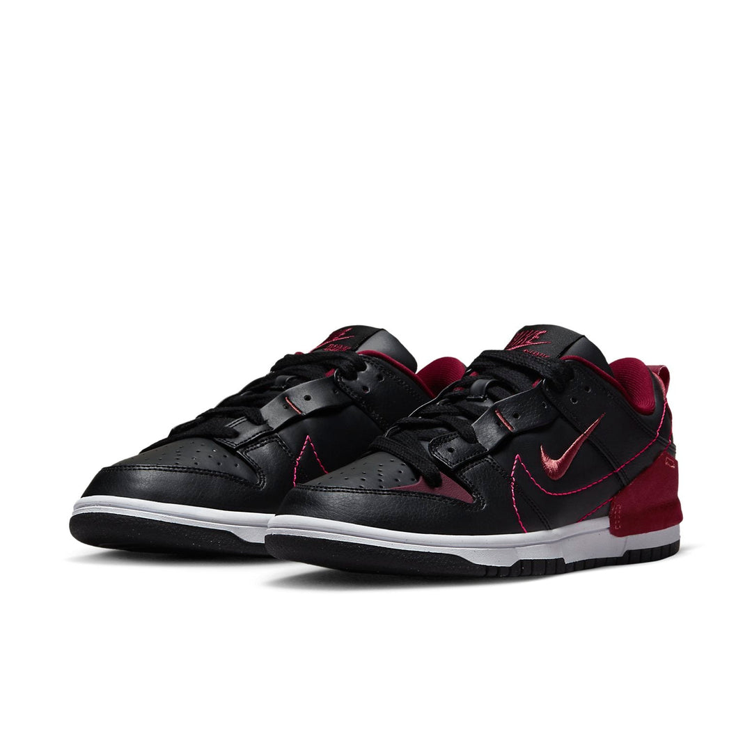 NIKE DUNK LOW DISRUPT 2 BLACK DARK BEETROOT WOMENS