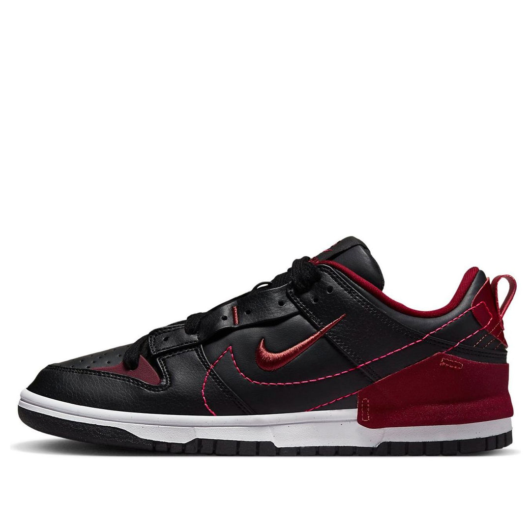 NIKE DUNK LOW DISRUPT 2 BLACK DARK BEETROOT WOMENS