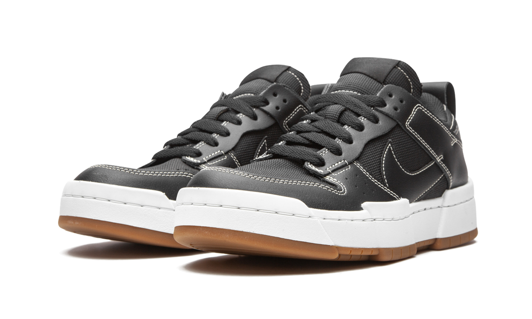 NIKE DUNK LOW DISRUPT BLACK GUM WOMENS