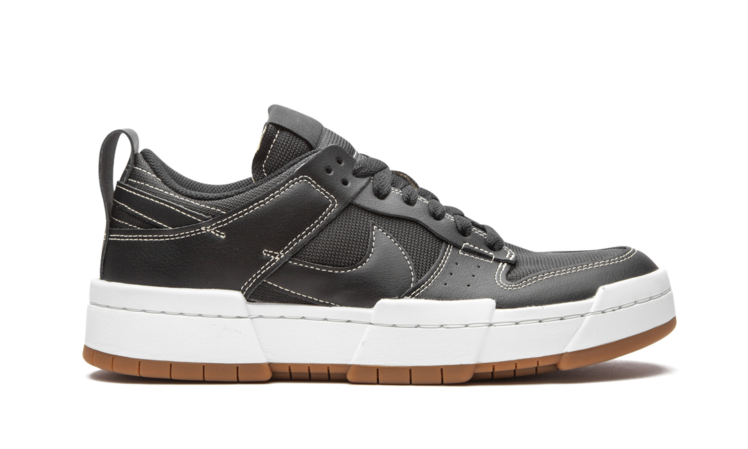 NIKE DUNK LOW DISRUPT BLACK GUM WOMENS